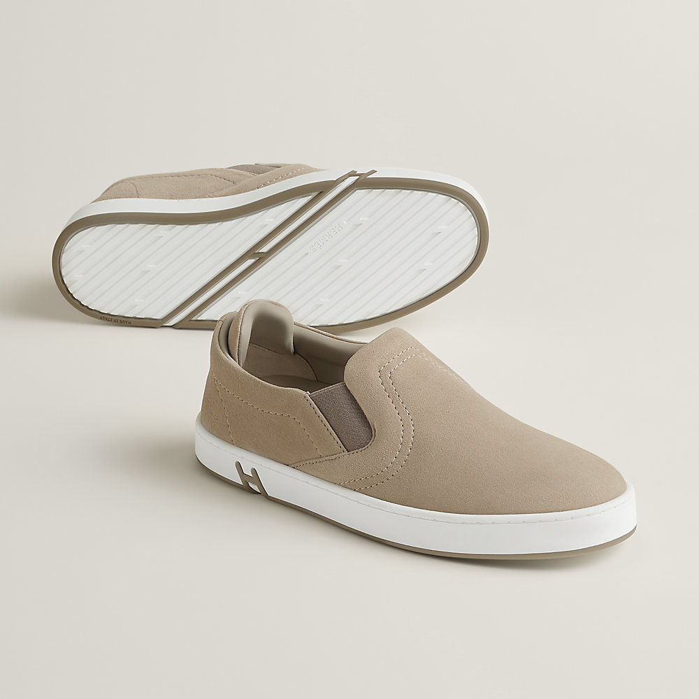 楽チン*HERMES*スリッポン Lucky ブラック Hロゴ レディース Lucky slip-on sneaker | Hermès USA